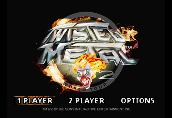 Twisted Metal 2 Title Screen